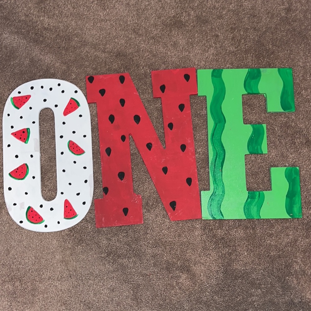 Watermelon Birthday ONE in a melon
